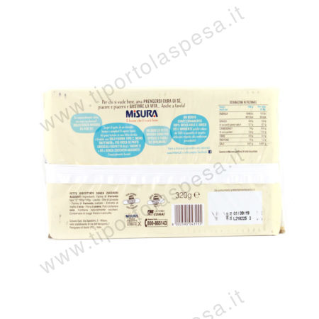 Fette biscottate senza zuccheri aggiunti dolcesenza Misura x 36 - immagine 2