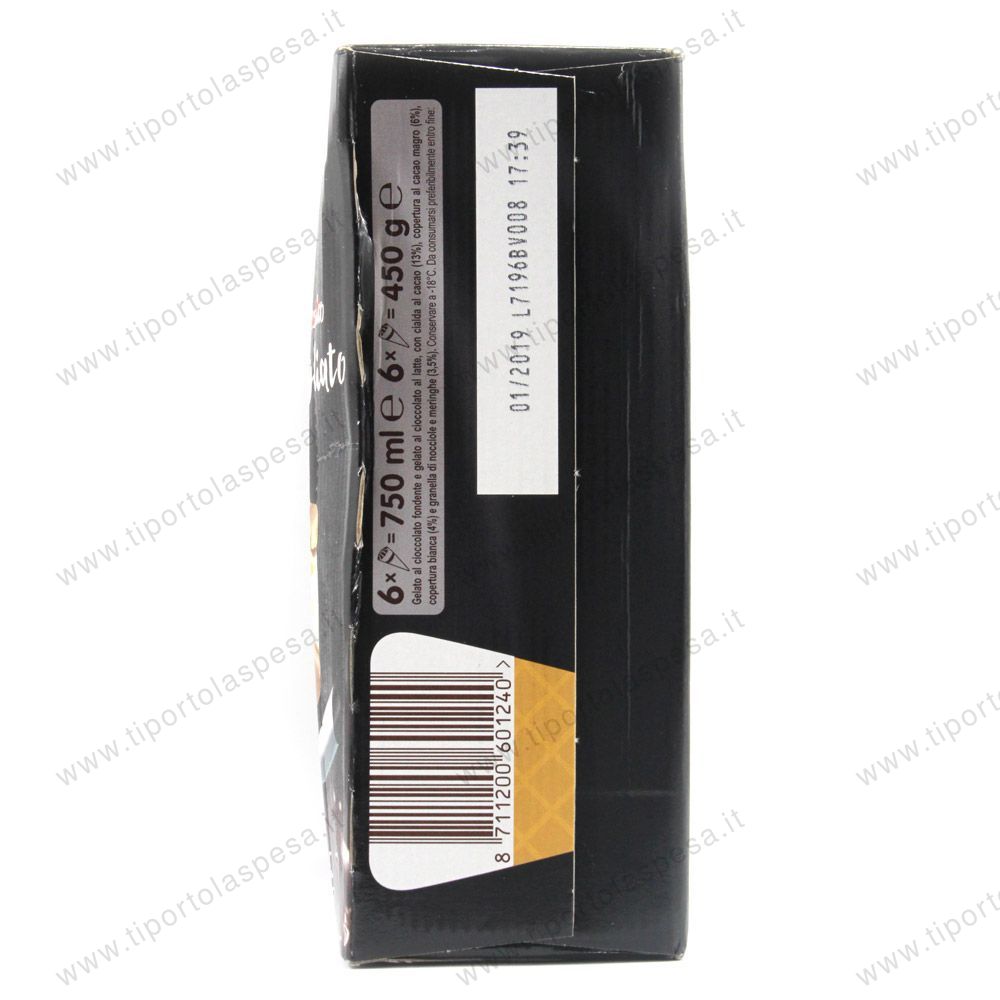 Gelato cornetto cioccolato sbagliato Algida x 6 - immagine 2