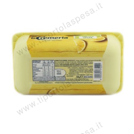 Vaschetta gelato La Cremeria Motta sorbetto limone gr.500 - immagine 2