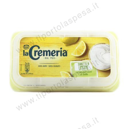 Vaschetta gelato La Cremeria Motta sorbetto limone gr.500
