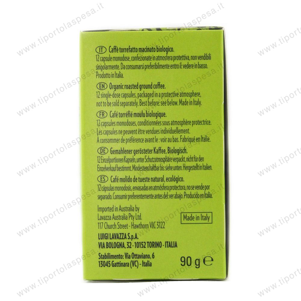 Caffè capsule Tierra Lavazza a modo mio Bio x 12 - immagine 3