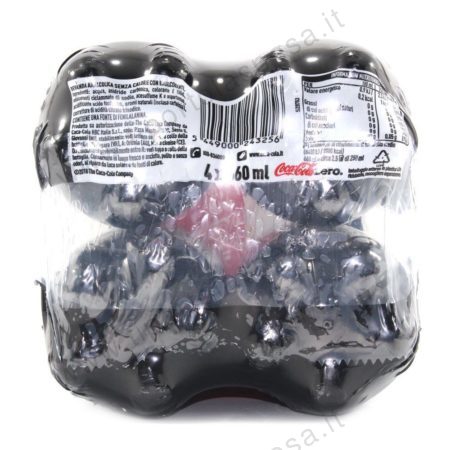 Coca Cola zero pet cl.66 x 4 - immagine 2