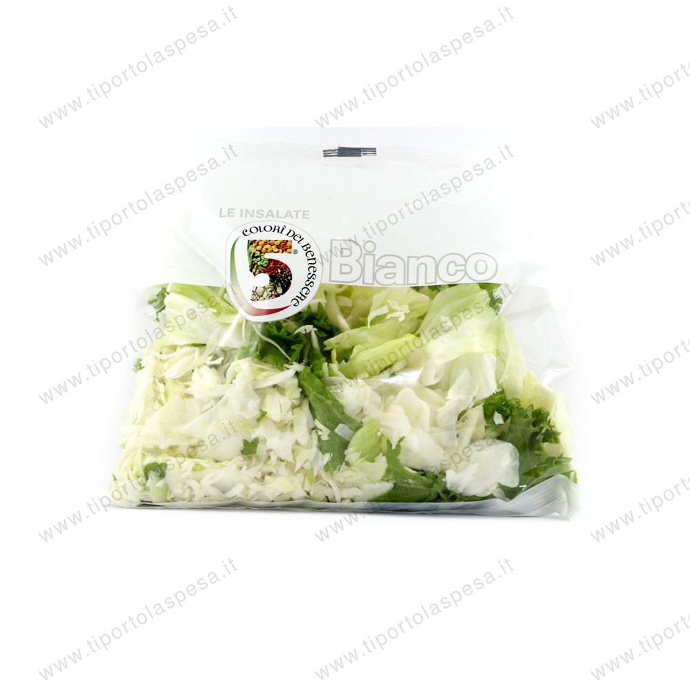 Insalata bianco Indivia,cicoria,cavolo e porro gr.250