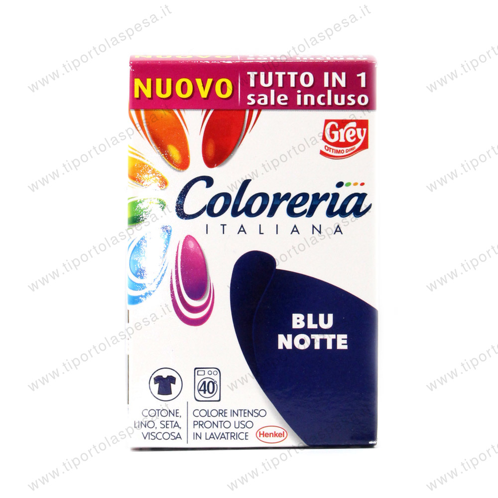 Colorante Per Tessuti Coloreria Italiana Blu Notte Www