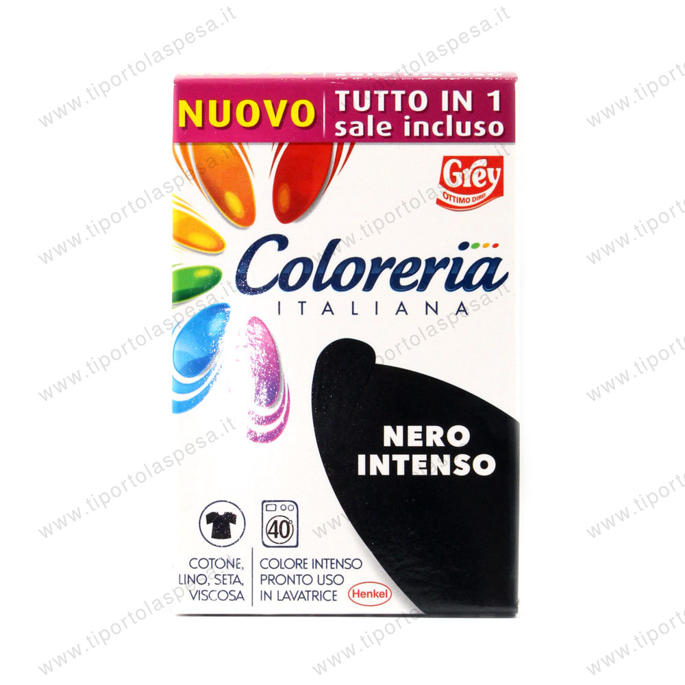 Colorante per tessuti Coloreria italiana nero intenso
