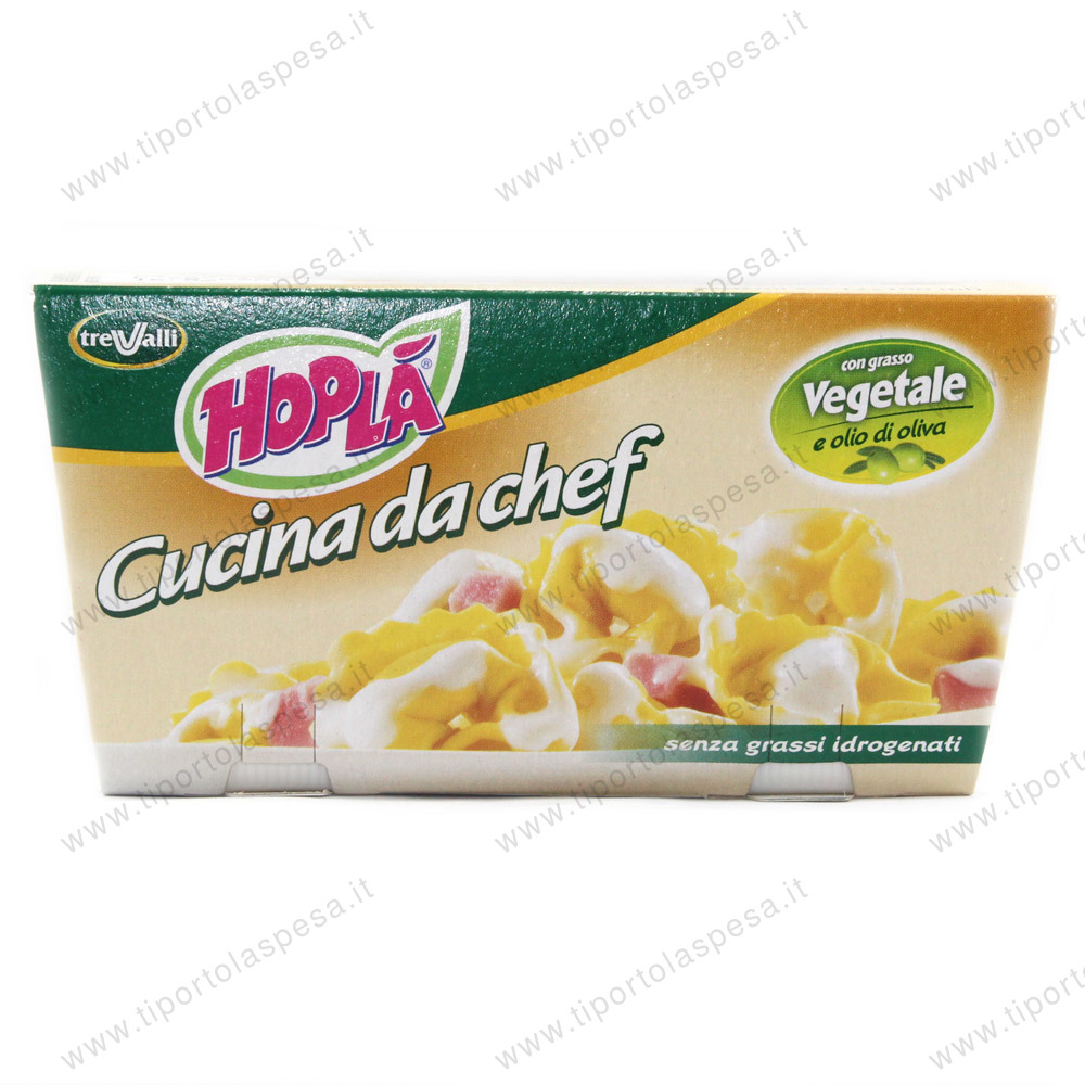 Condimento vegetale uht hoplà Tre Valli gr.100 x 2