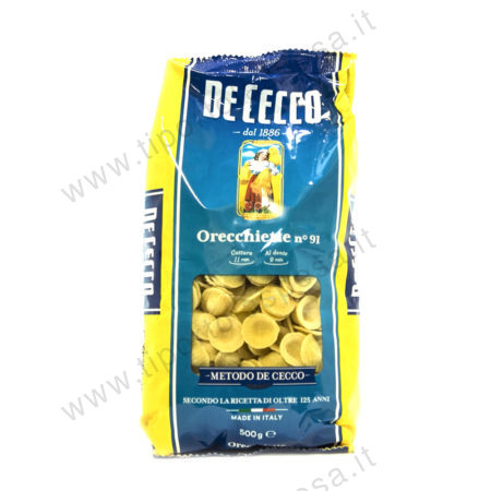 Pasta semola De Cecco orecchiette nr.91