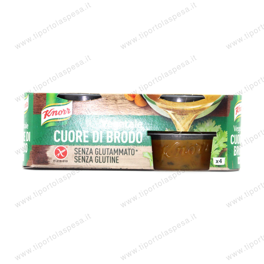 Cuore di brodo verdure Knorr gr.28 x 4