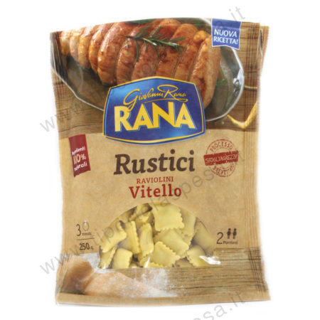Raviolini rustici vitello Rana gr.250