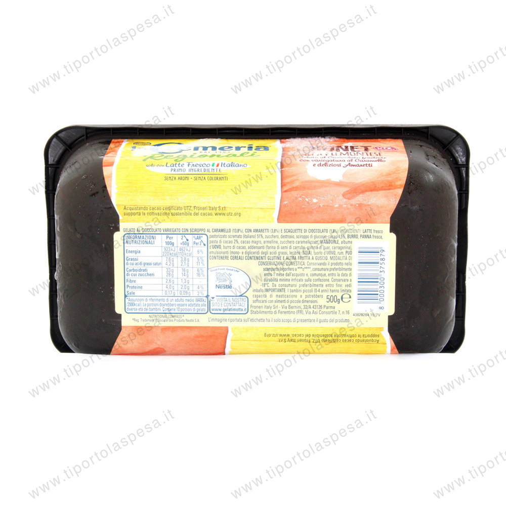 Vaschetta gelato Bonet alla piemontese La Cemeria gr.500 - immagine 3