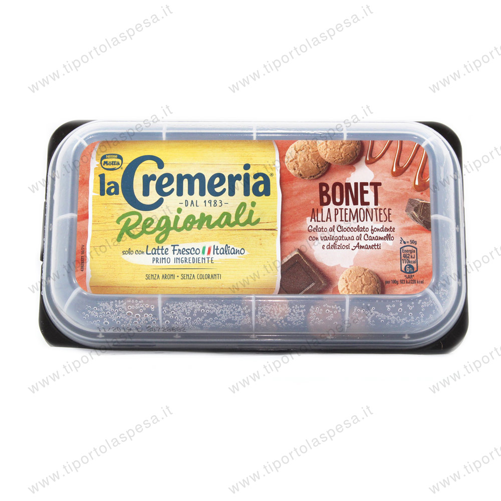 Vaschetta gelato Bonet alla piemontese La Cemeria gr.500