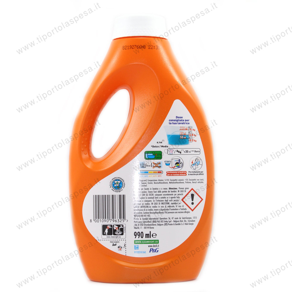 Detersivo liquido bucato a mano Dash simply lavanda 18 lavaggi - immagine 2