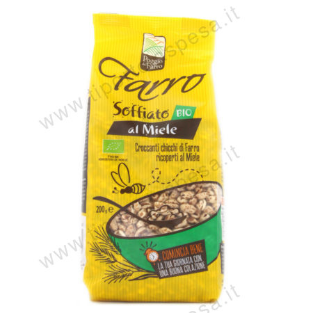 Farro soffiato BIO al miele Poggio del Farro gr.200