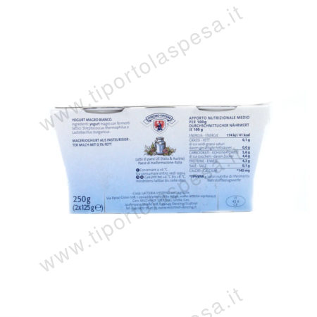 Yogurt magro bianco Vipiteno gr.125 x 2 - immagine 3