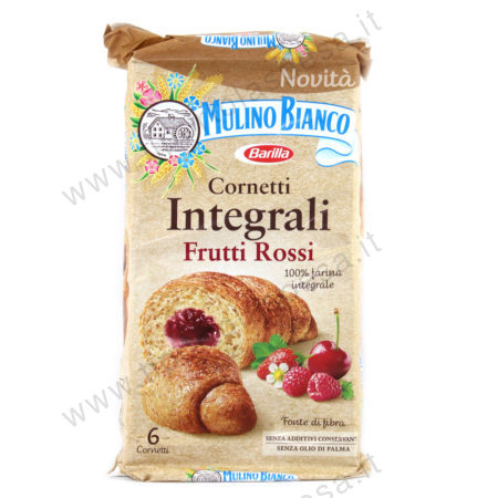 Cornetti integrali frutti rossi Mulino Bianco Barilla x 6 gr.300