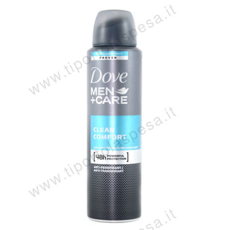 Deodorante spray Dove men care clean comfort ml.150