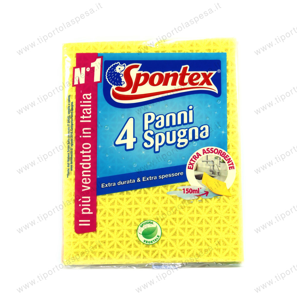 Panno spugna Spontex x 4 