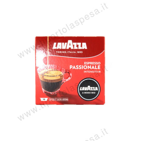 Caffe lavazza a modo mio espresso passionale a capsule x 16