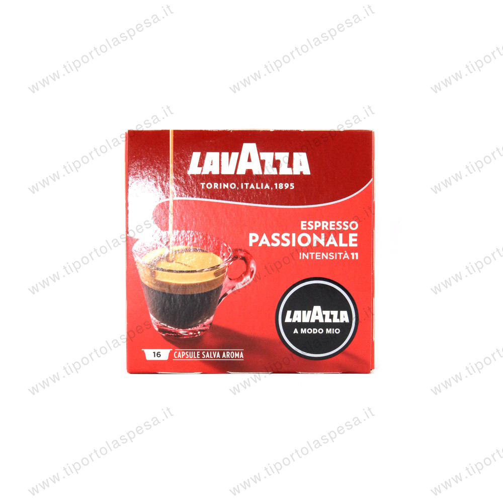 Caffe lavazza a modo mio espresso passionale a capsule x 16 - www