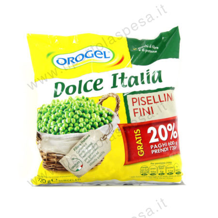 Pisellini fini Dolce Italia Orogel gr.720