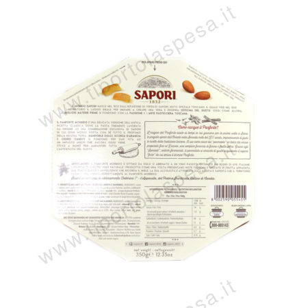 Panforte Sapori morbido mandorle e canditi gr.350 - immagine 2