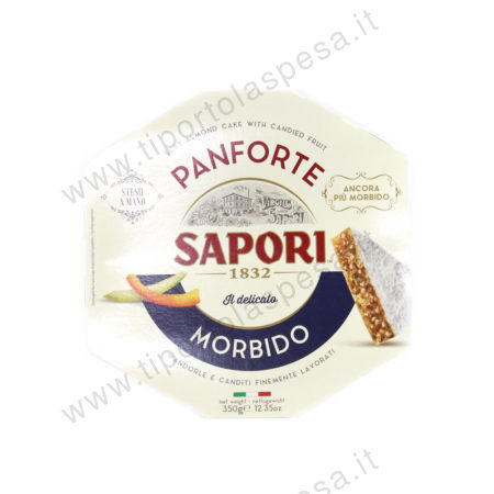 Panforte Sapori morbido mandorle e canditi gr.350
