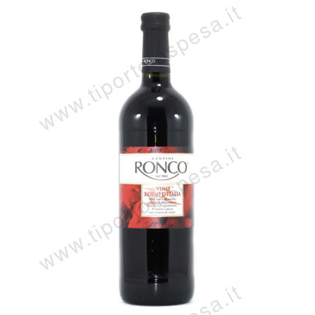 Vino rosso d'Italia Cantine Ronco lt.1