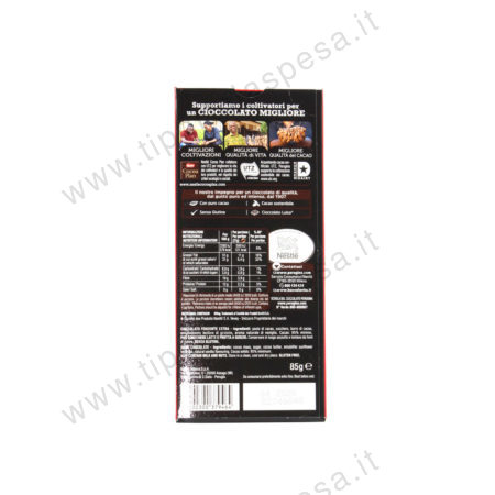 Cioccolato tavoletta Nero Perugina fondente 95% gr.85 - immagine 2