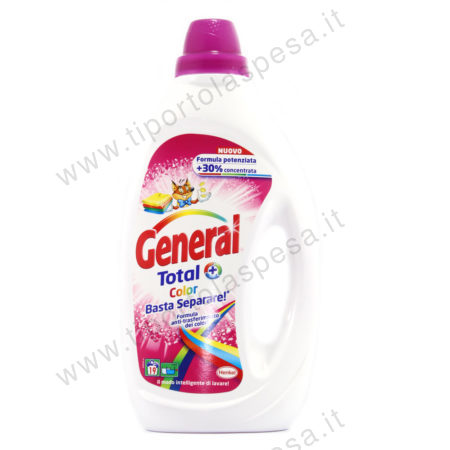 Detersivo bucato liquido General colore 19 lavaggi ml.950