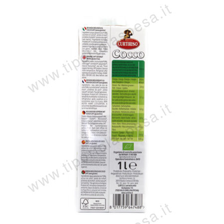 Bevanda al cocco BIO Curtiriso lt.1 - immagine 2