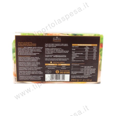 Fiori di salmone selvaggio x 2 linea Gusto & Passione gr.250 - immagine 2