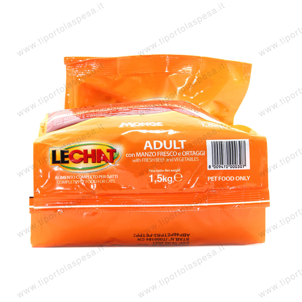 Alimento completo per gatto Le Chat Monge manzo e ortaggi kg.1,5 - immagine 2