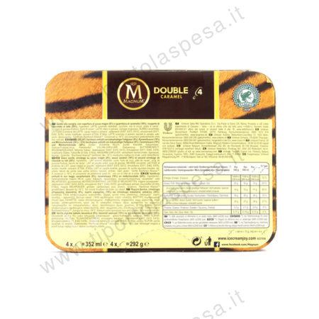 Gelato magnum double caramel x 4 - immagine 2