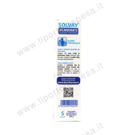 Bicarbonato di sodio Solvay gr.500 - immagine 2