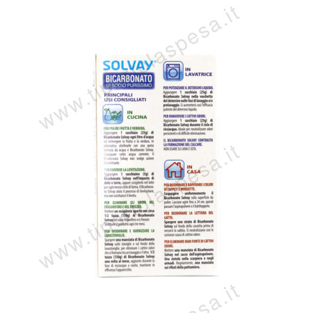 Bicarbonato di sodio Solvay gr.500 - immagine 4
