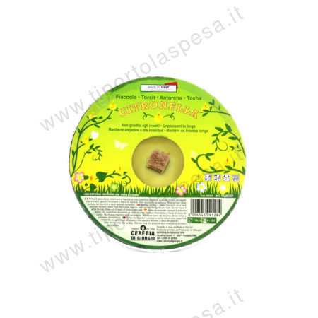 Fiaccola citronella cereria Di Giorgio