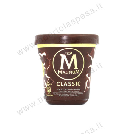 Vaschetta gelato Magnum classic alla vaniglia e cioccolato gr.297