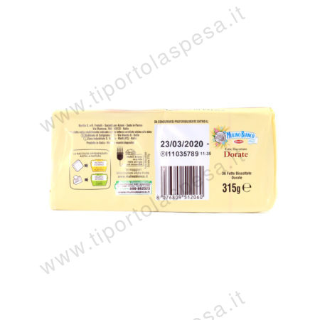 Fette biscottate dorate Mulino Bianco Barilla x 36 - immagine 2