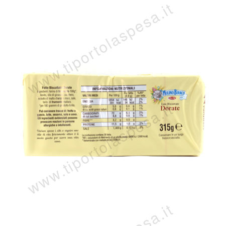 Fette biscottate dorate Mulino Bianco Barilla x 36 - immagine 3