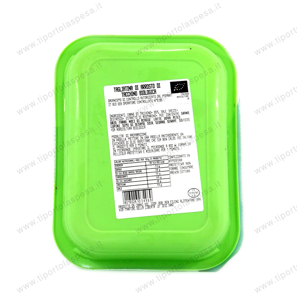 Tagliatina di arrosto di tacchino BIO gr.180 - immagine 2