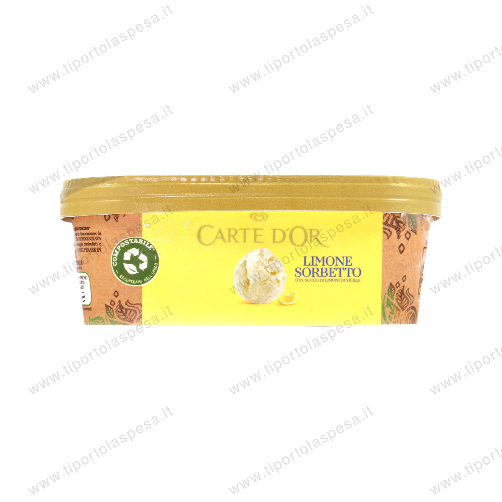 Vaschetta gelato Carte d'Or limone sorbetto gr.380 - immagine 3