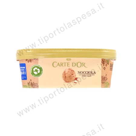 Vaschetta gelato Carte d'Or nocciola gr.400 - immagine 2