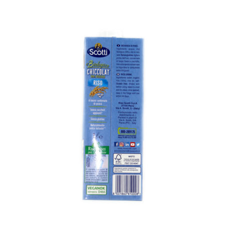 Bevanda di riso chiccolat Riso Scotti BIO muu lt.1 - immagine 2