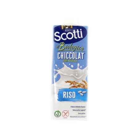 Bevanda di riso chiccolat Riso Scotti BIO muu lt.1