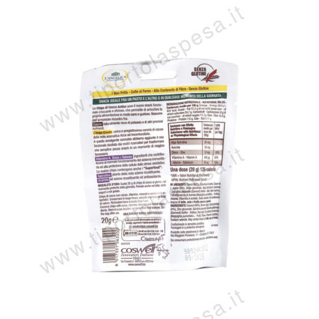 Snack chips l'Angelica coco choco Antiox gr.20 - immagine 2
