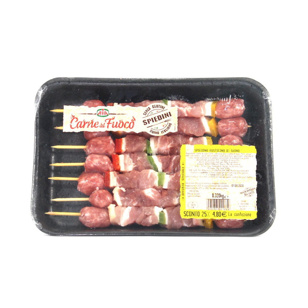 Arrosticini di suino Aia Carne al Fuoco gr.320