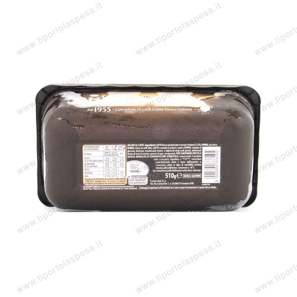 Vaschetta gelato Coppa del Nonno Motta caffè e latte gr.510 - immagine 3