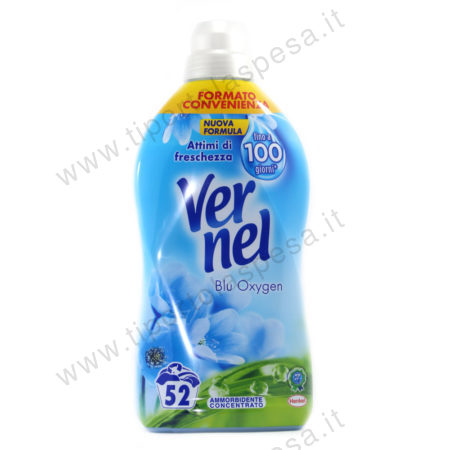 Ammorbidente concentrato Vernel blu oxygen 52 lavaggi lt.1,3