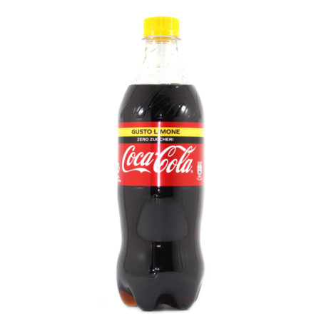 Coca Cola Lemon zero zuccheri bottiglia cl.66