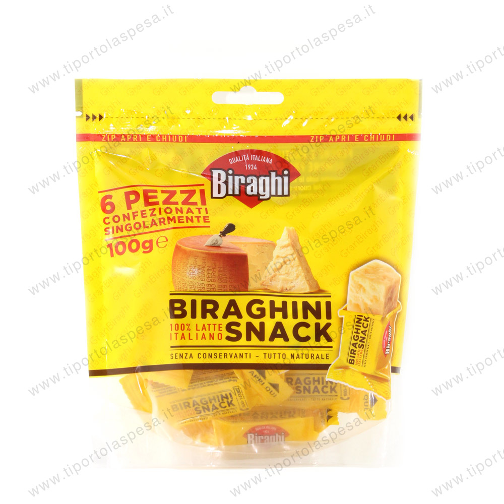 Formaggio stagionato Gran Biraghi Biraghini snack gr.100